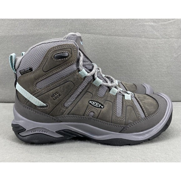 Keen Women's Size 7 Circadia Mid Hiking Boots -Waterproof, Leather - Picture 3 of 9